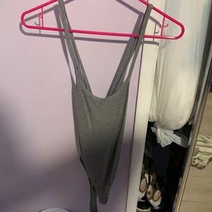 Grey bodysuit